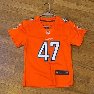 Nike womens Bright Orange Dolphins Jersey